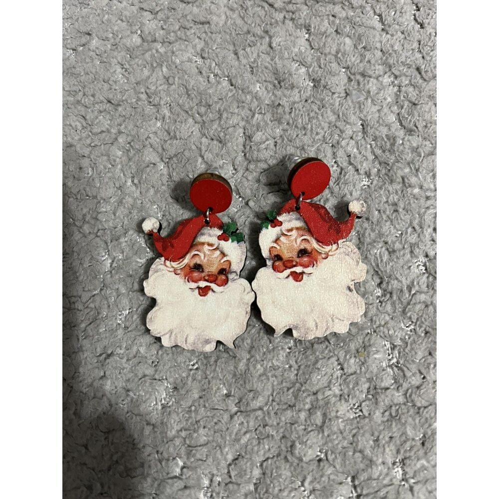 Santa‎ Claus Earrings
